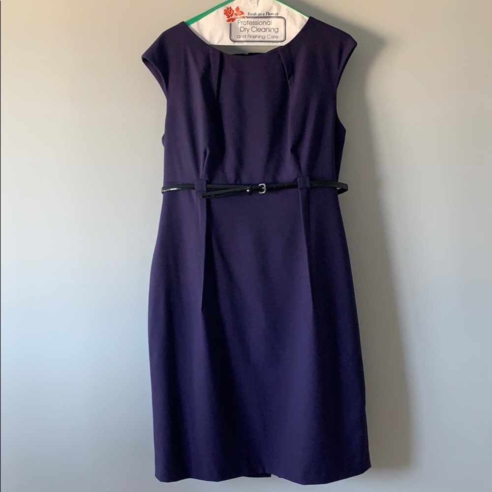 Classic Calvin Klein purple cocktail dress. Size12